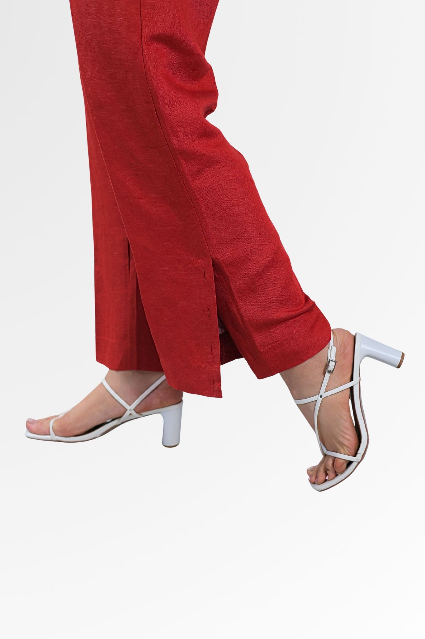 Aura linen coord set For Women