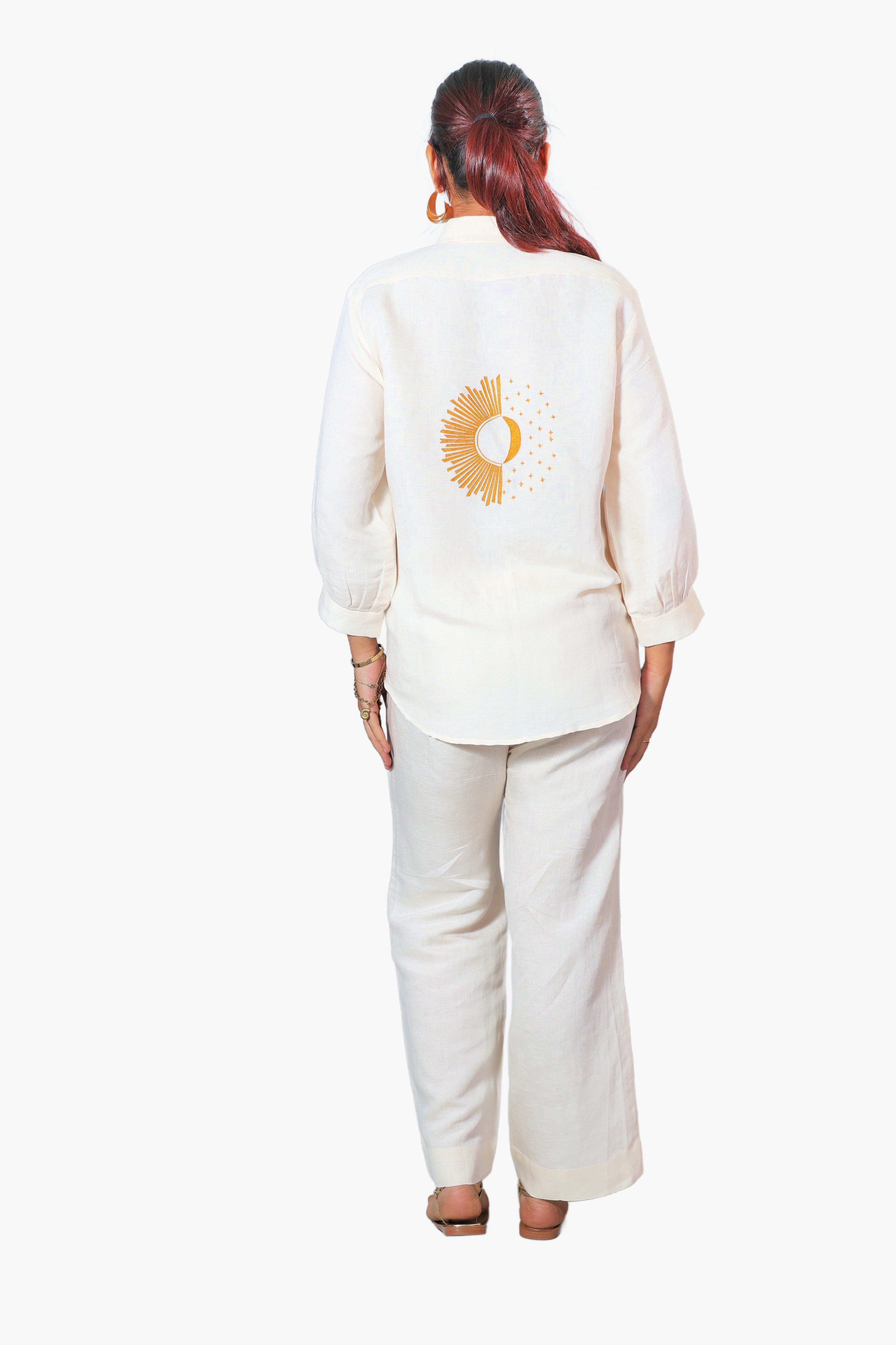 SHRISHTI Coordset with Sun Motif Embroidery