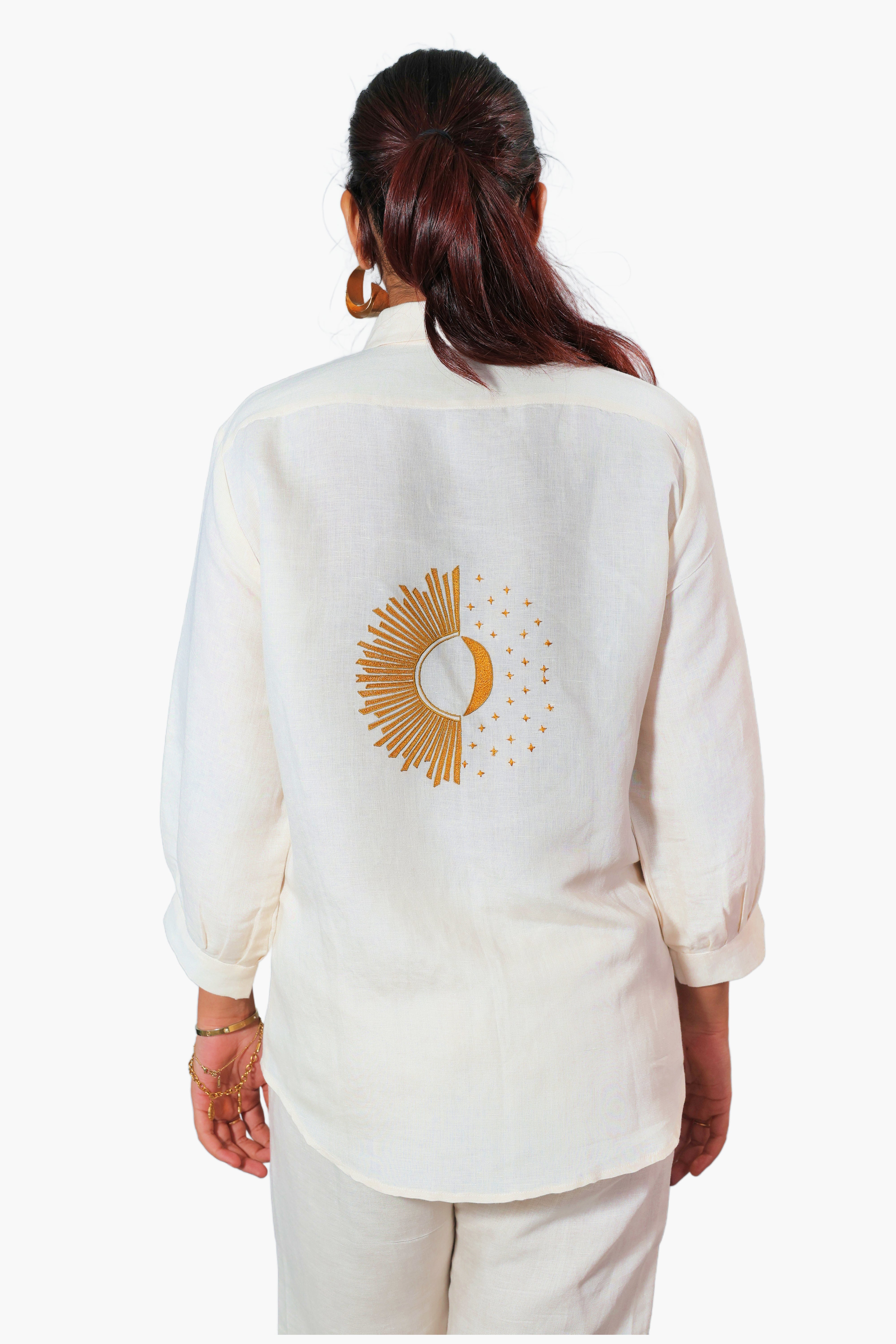 SHRISHTI Coordset with Sun Motif Embroidery