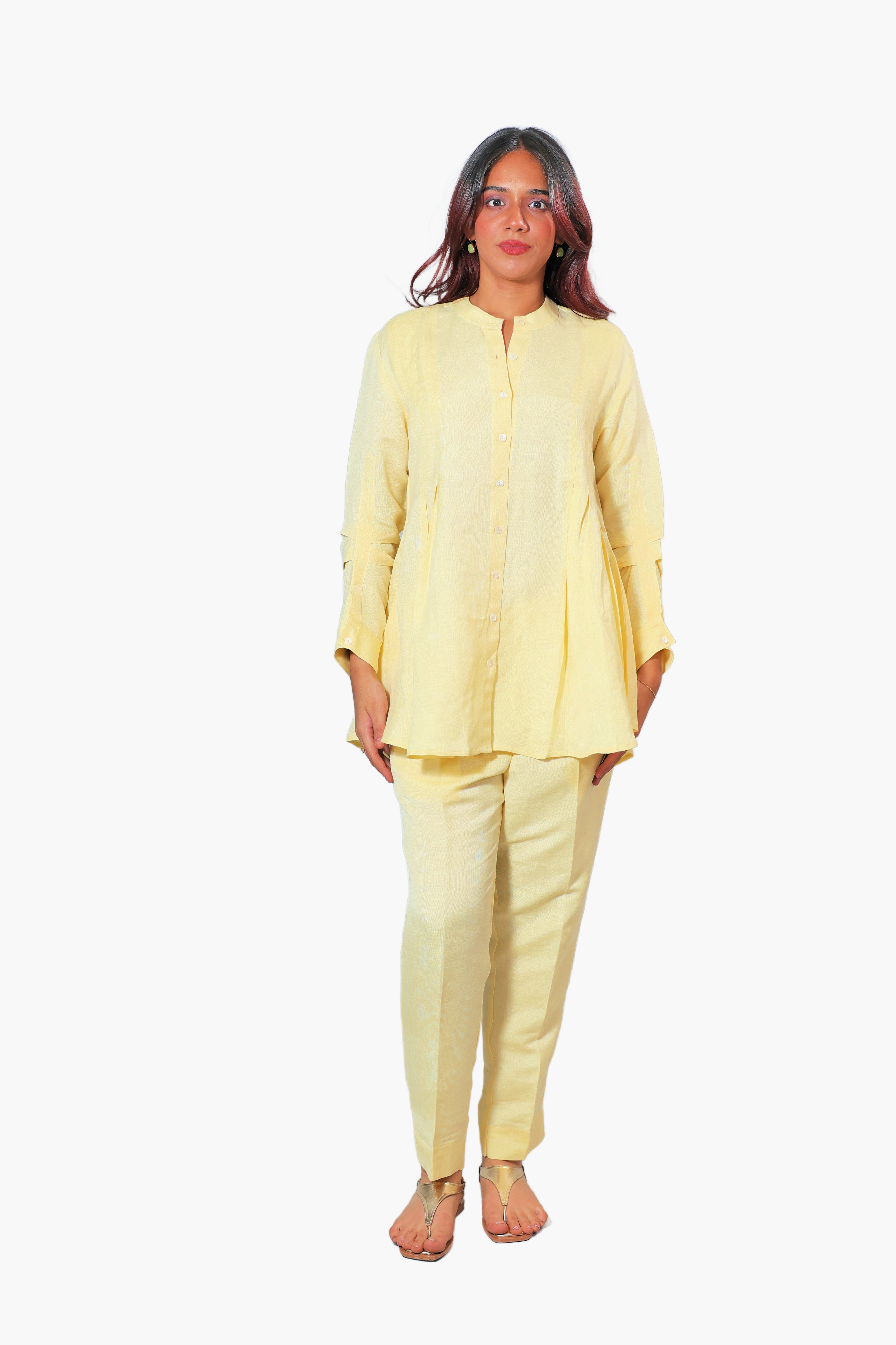 Collar Neck Anarkali Kurta Set For Women