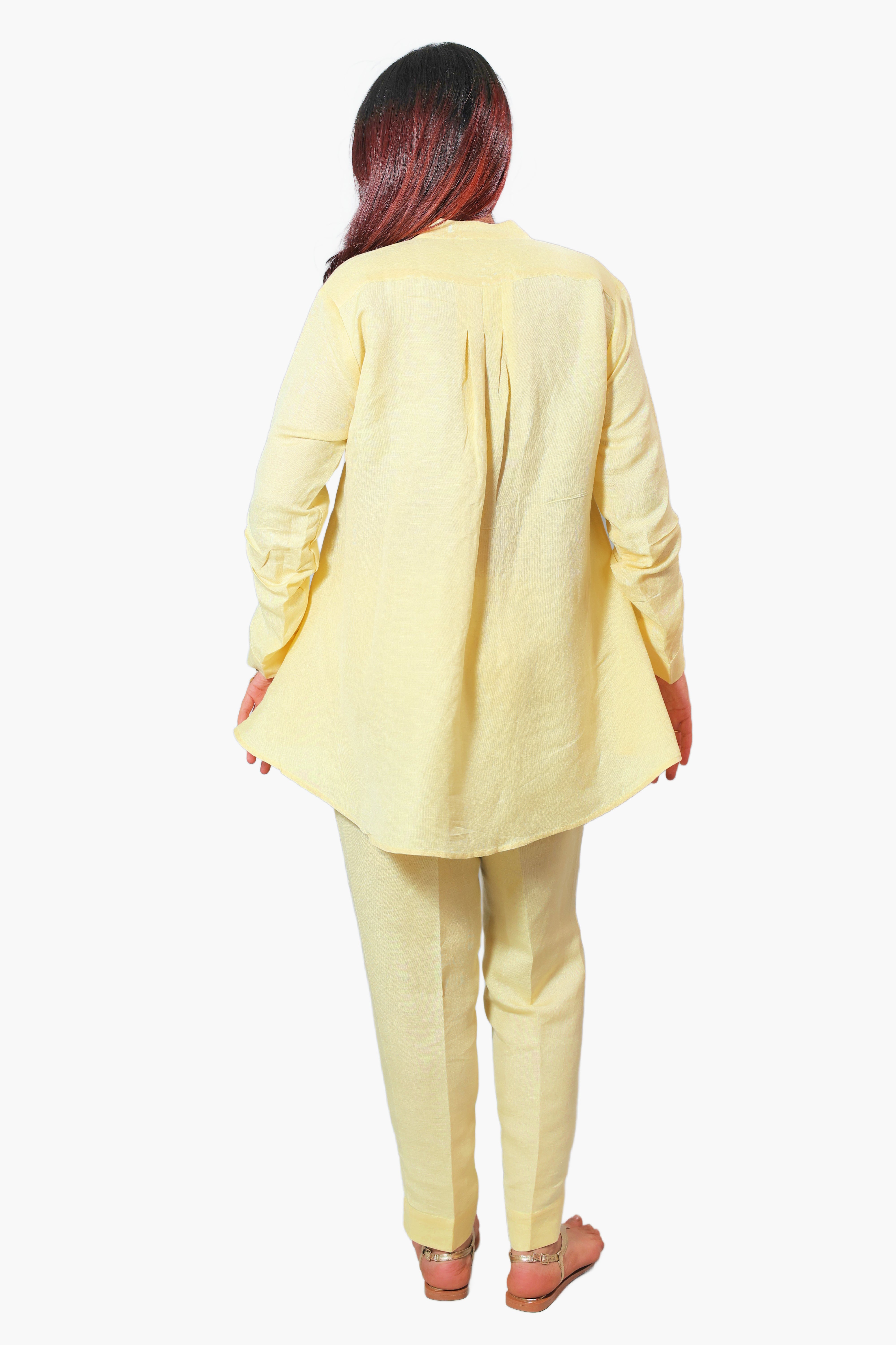 Collar Neck Anarkali Kurta Set For Women