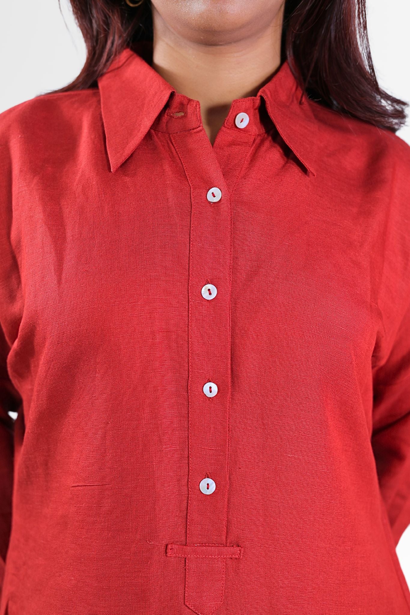rakshak verse womens mantra red kurta set