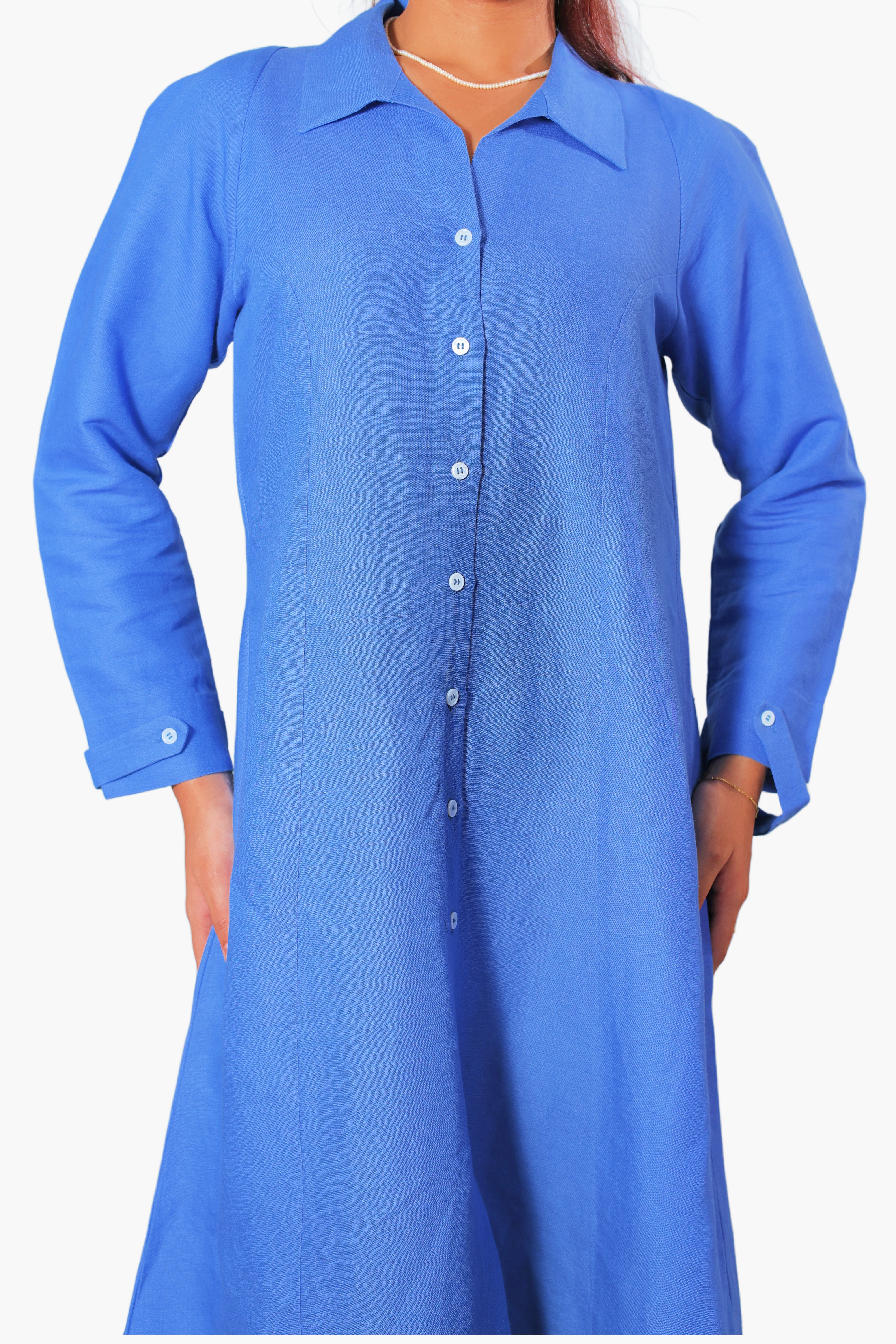 chhaya light blue kurta set