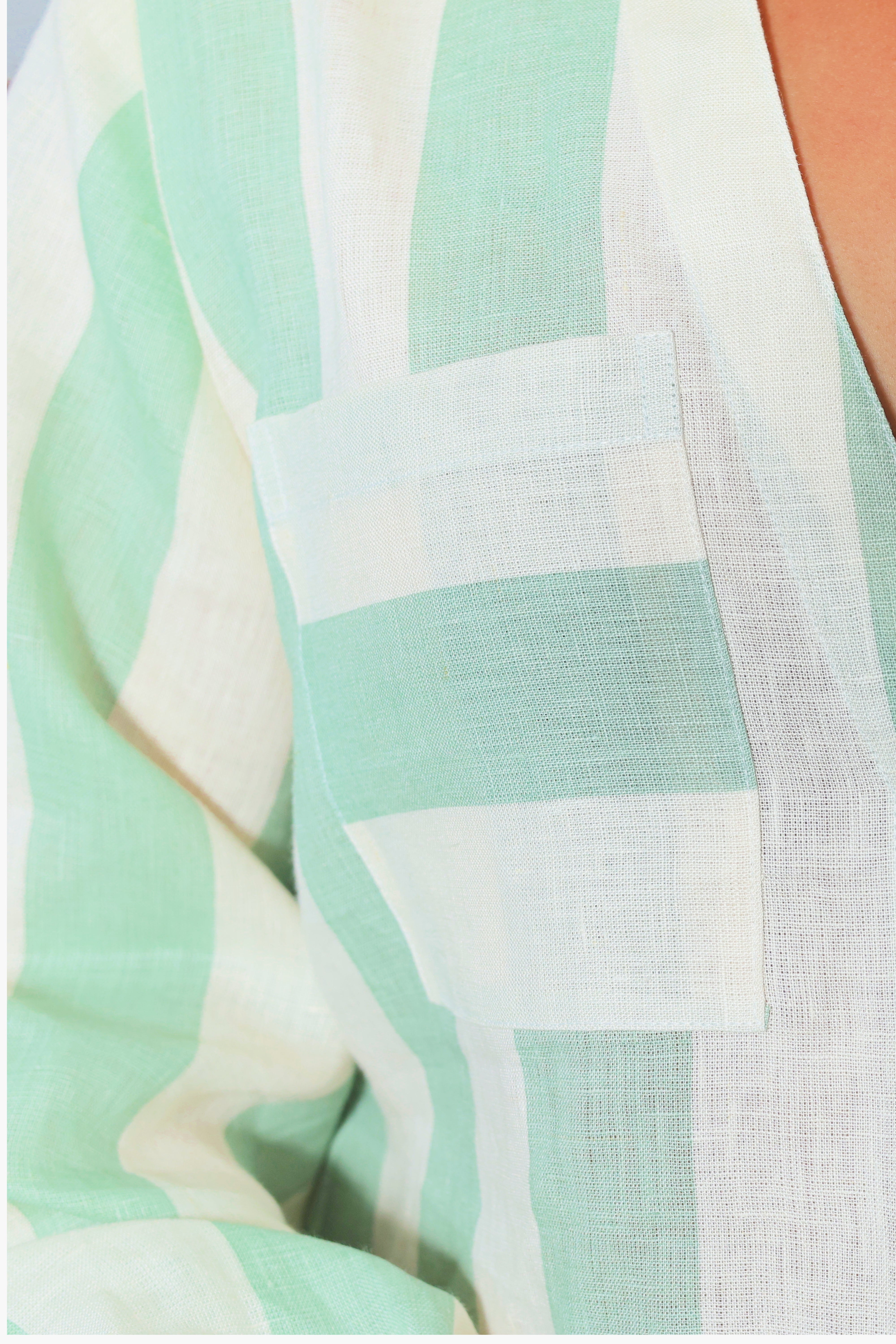 DHARAA light green coord set for women