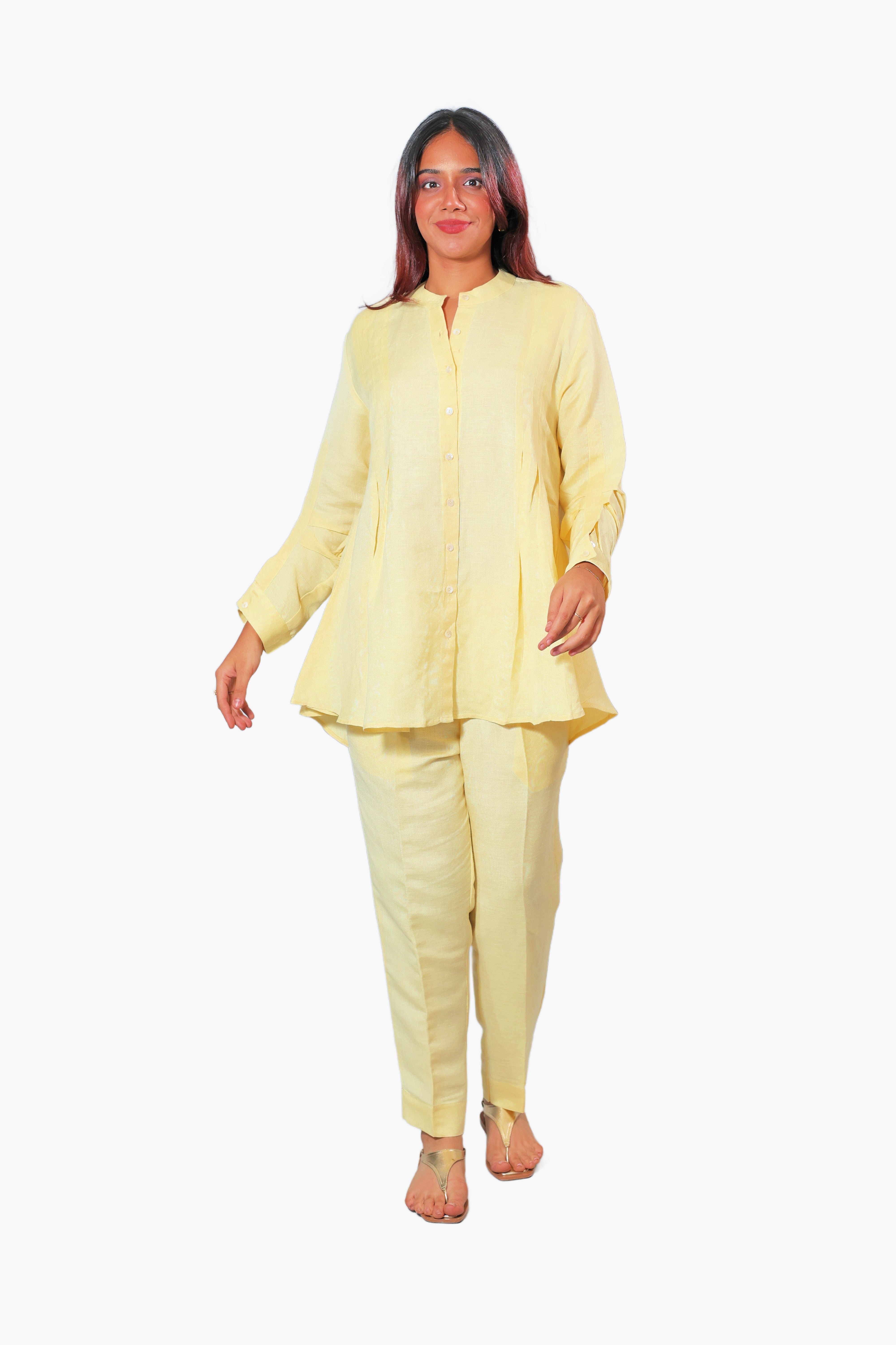 Collar Neck Anarkali Kurta Set For Women