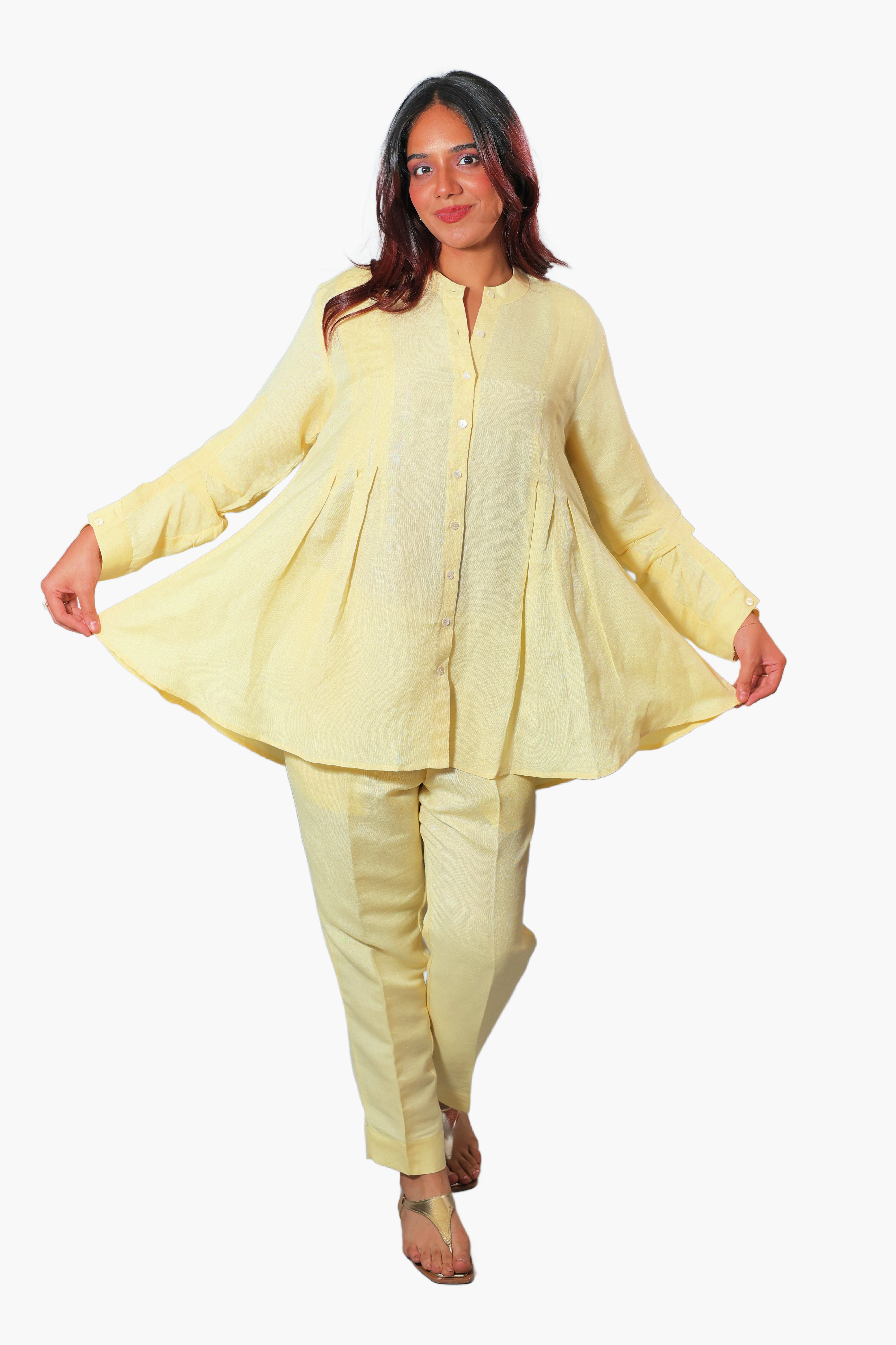 Collar Neck Anarkali Kurta Set For Women